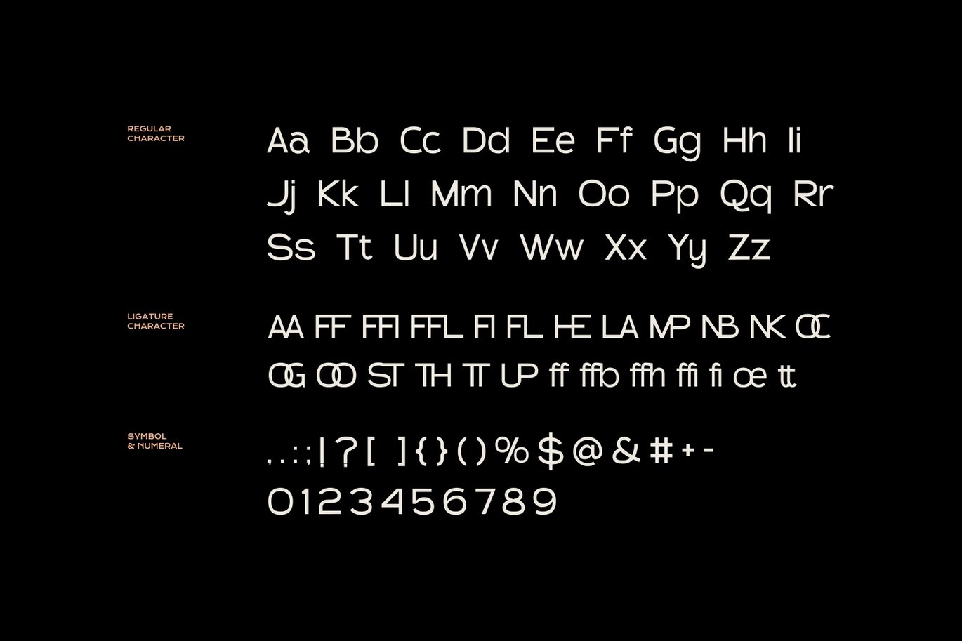 Aminute - Experimental Unique Sans Font Sample