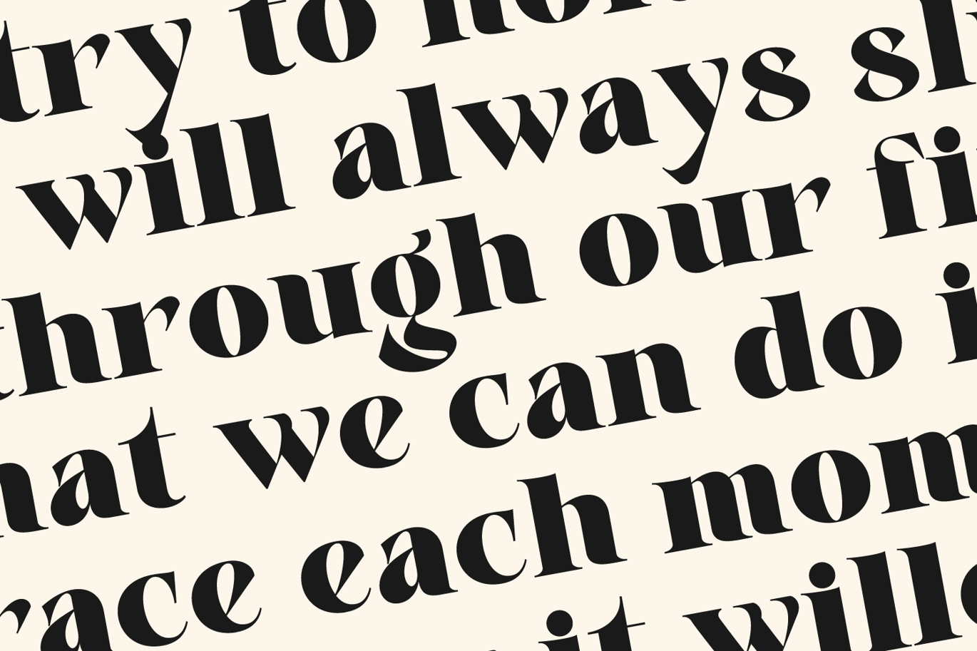 Aver Magera - Modern Serif Font Sample