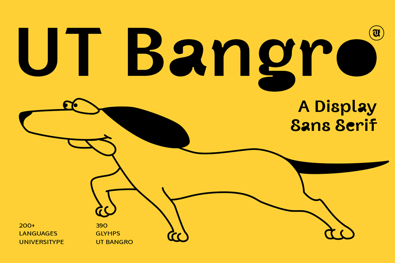 Bangro - A Display Sans Serif Font Sample
