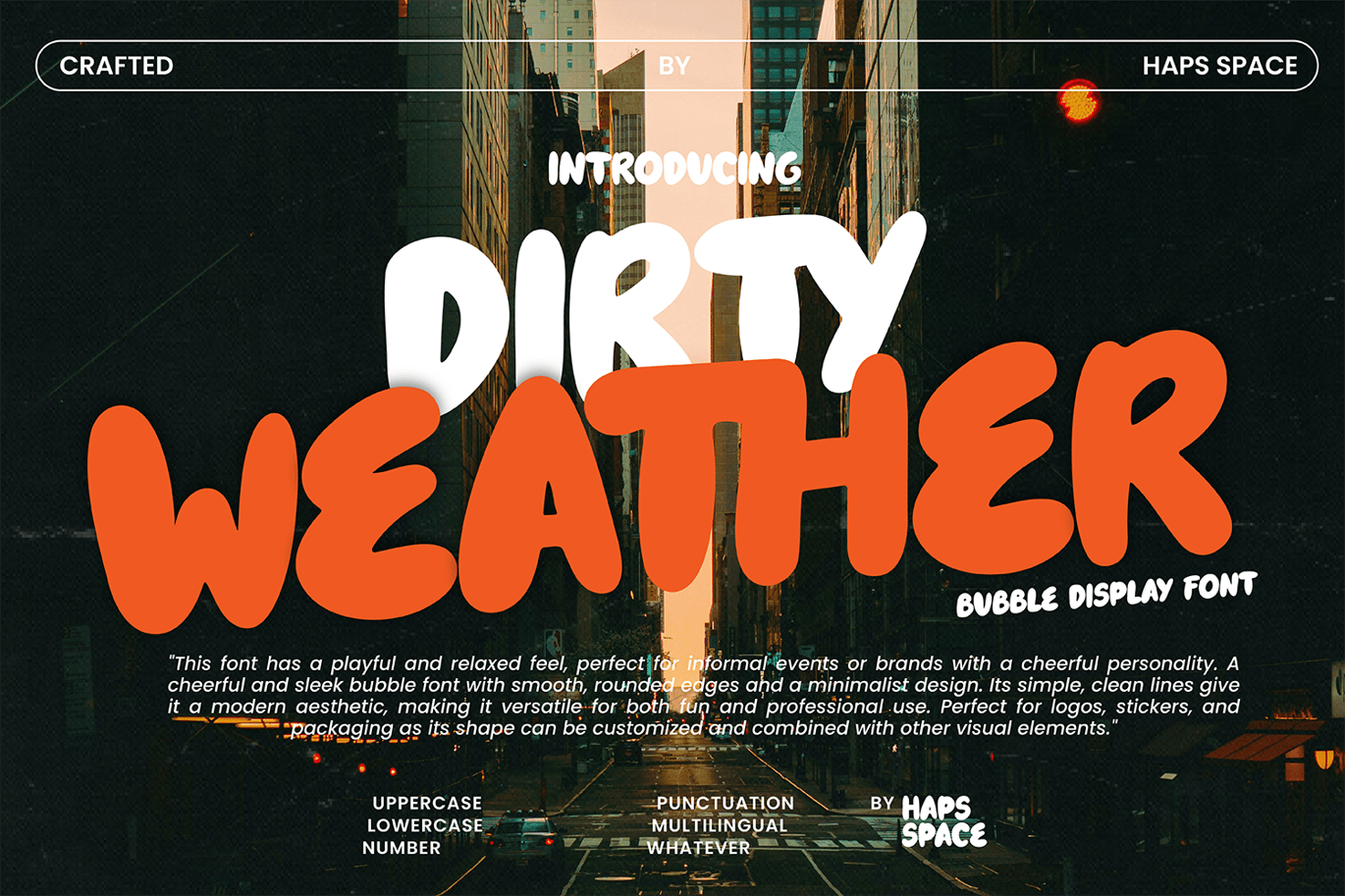 Dirty Weather Bubble Display - Thumbnail