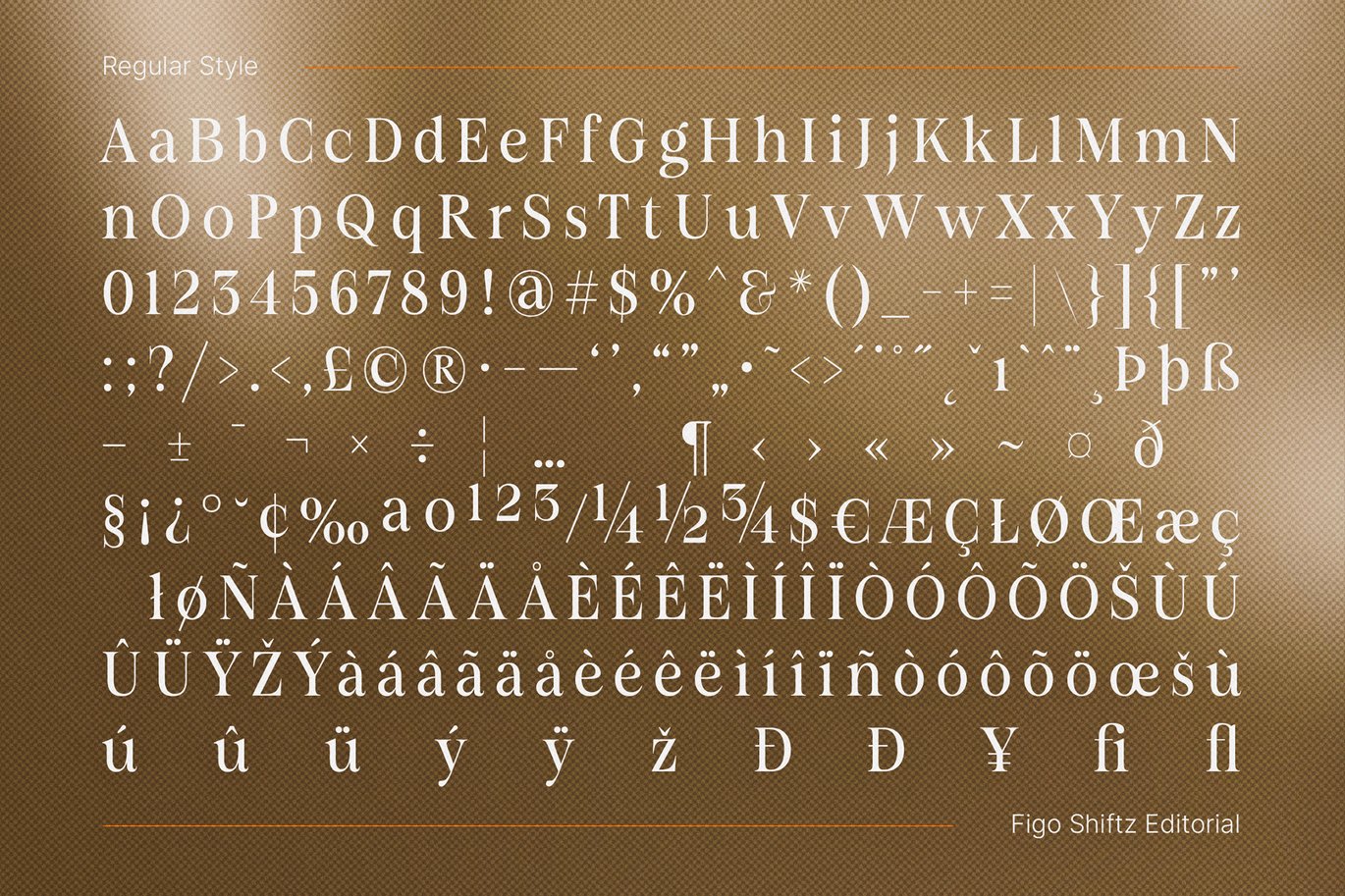 Figo Shiftz - Editorial Serif Font Sample