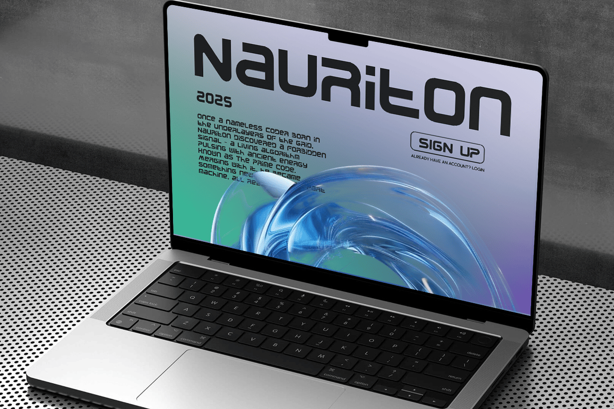 Futuristic Modern Tech - Corpta Font Sample