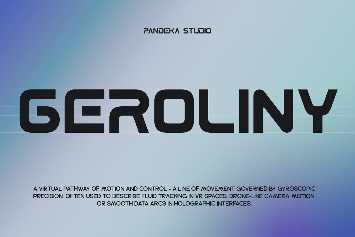 Futuristic Modern Tech - Corpta Font Character Map