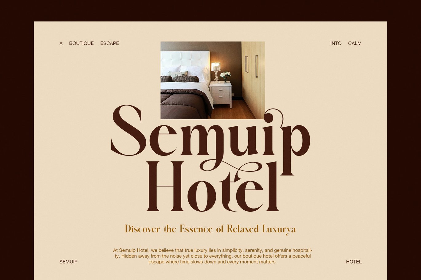 Halinka – Elegant Modern Serif Font Character Map