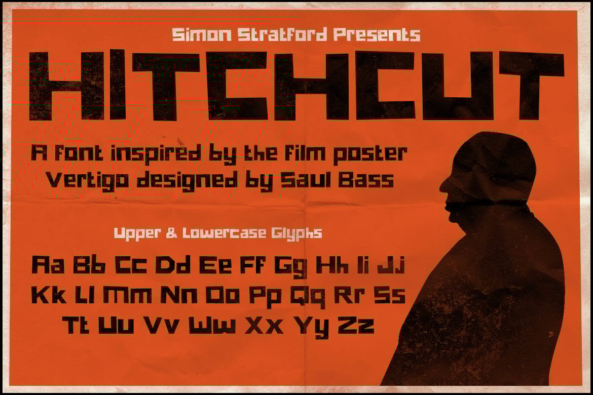 Hitchcut Font Sample