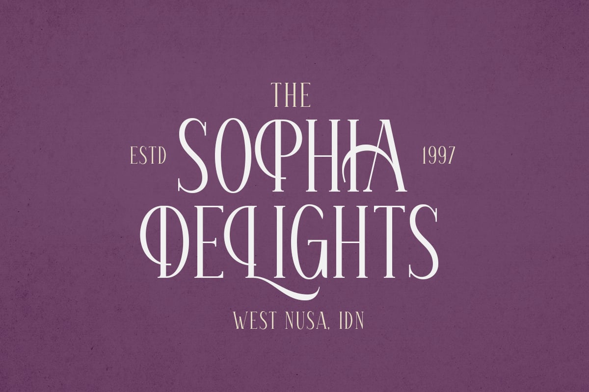 Honey Promise - Stylish Tall Serif Font Character Map