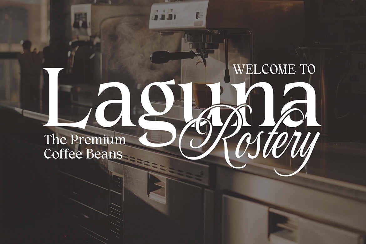 Malibu Sunday an Elegant Stylish Font Combination Font Sample