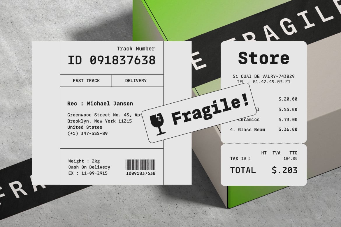 Monoblock - A Modern Variable Mono Font Sample