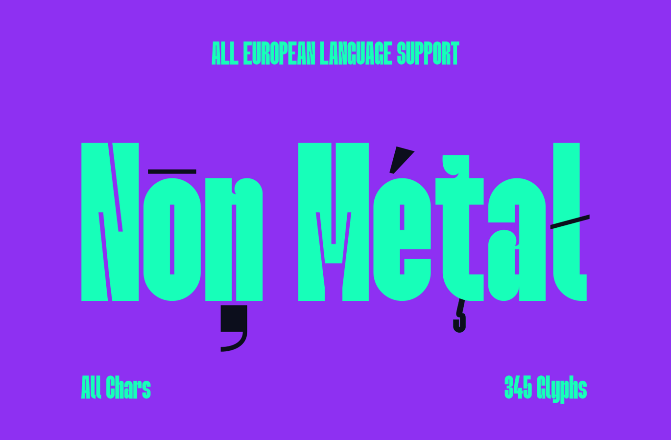 Neue Kalimat - A Modern Sans Condensed Font Sample