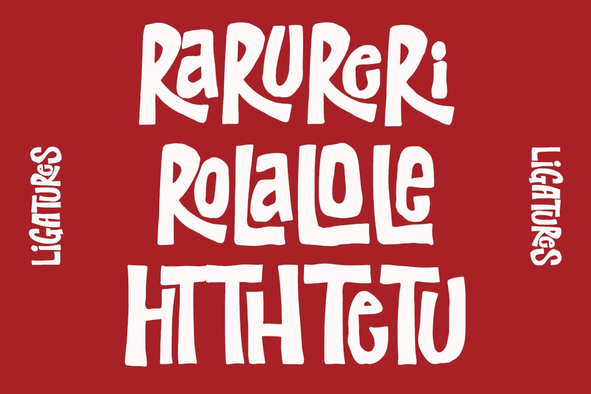 Relaxe - Typeface Font Character Map