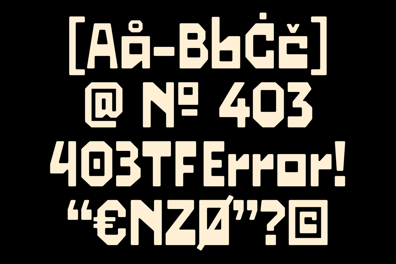 Technul Regular Soft Font Sample