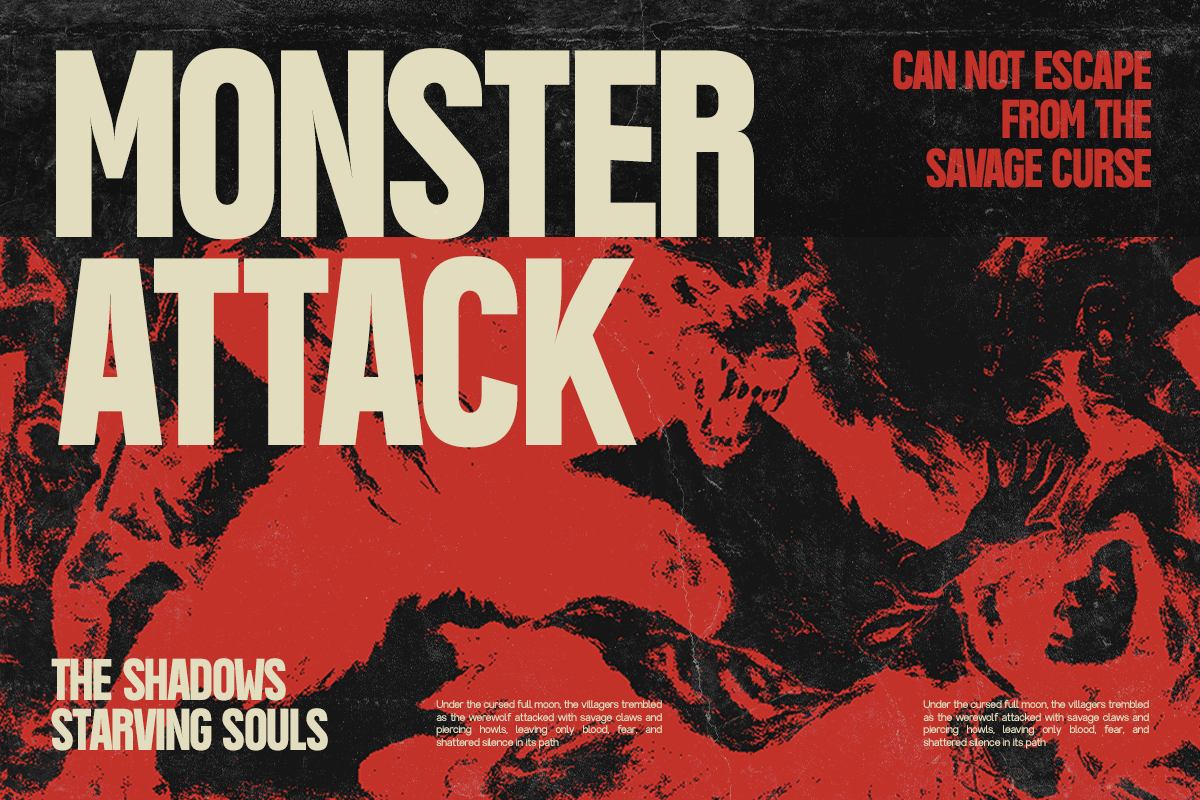 Vank - Strong Bold Condensed Font Sample