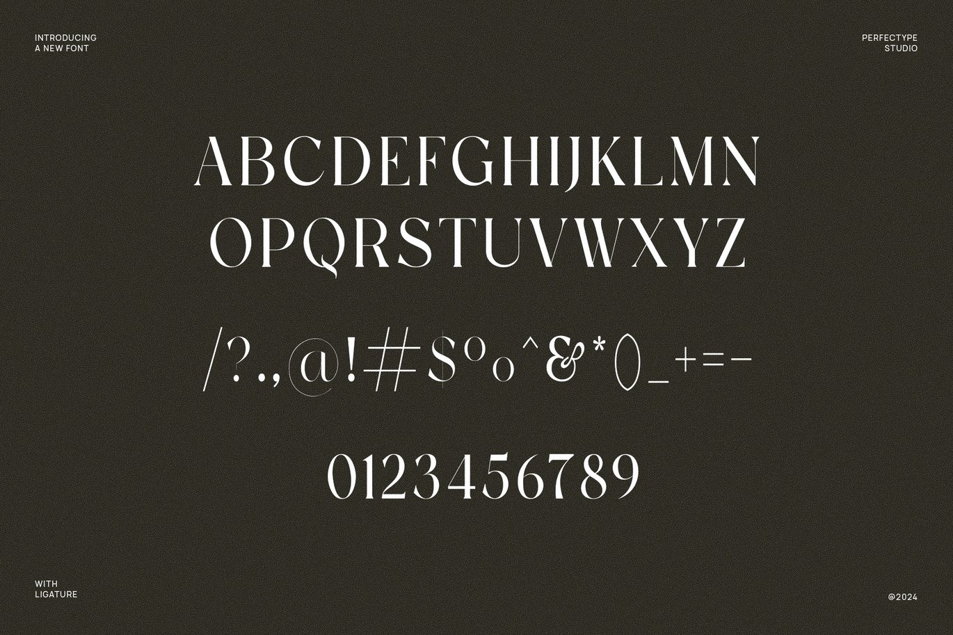 Vogue Elegant Serif Typeface – Classic Luxury Font Sample