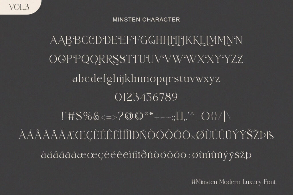 Minsten Font