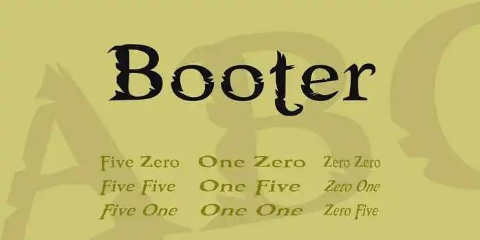 Booter-font