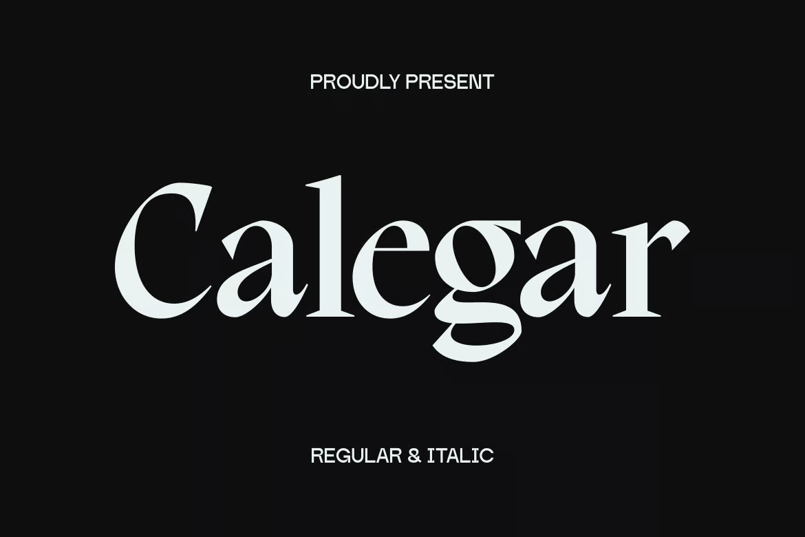 Calegar-font