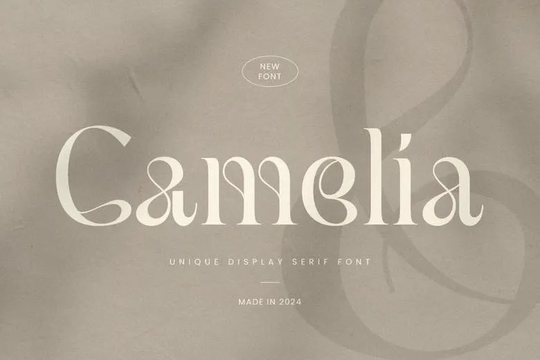 Camelia-Unique-Font