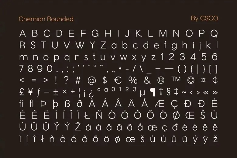 Chemian-Rounded-Font