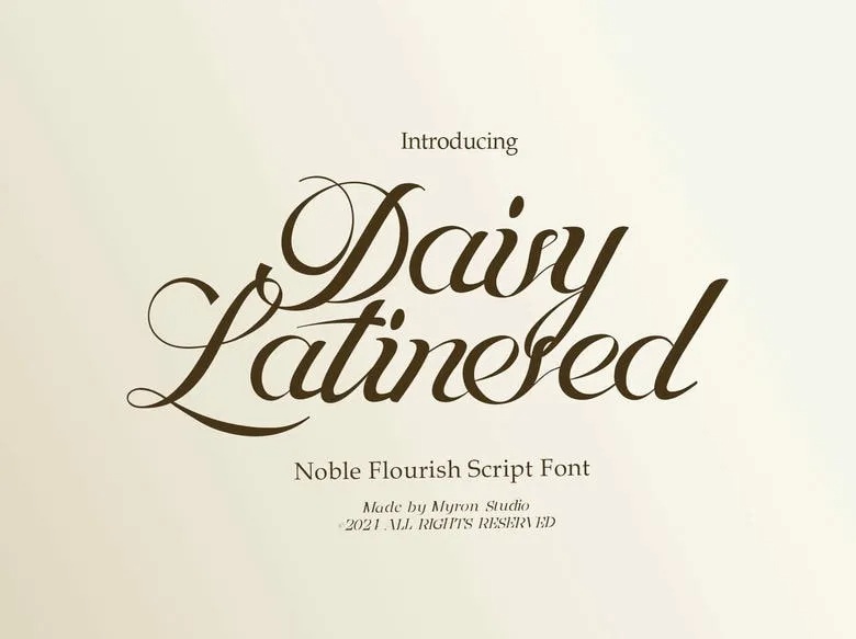 Daisy Latinesed Font