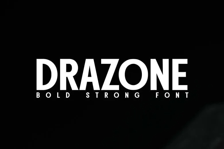 Drazone-Strong-Font