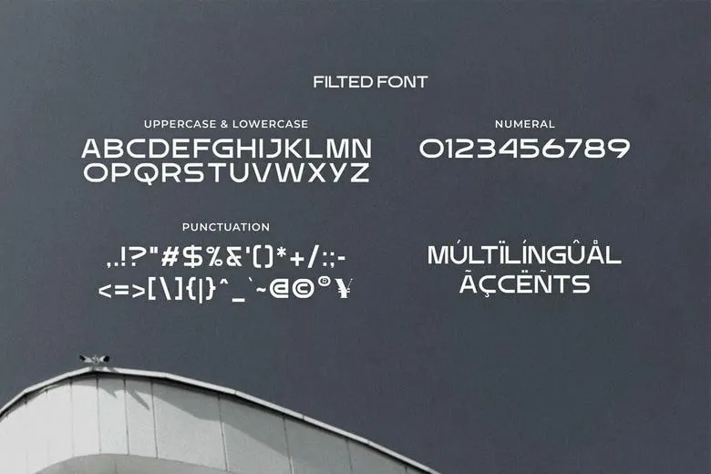 Filted Font