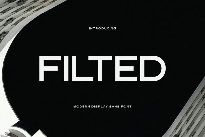 Filted Font