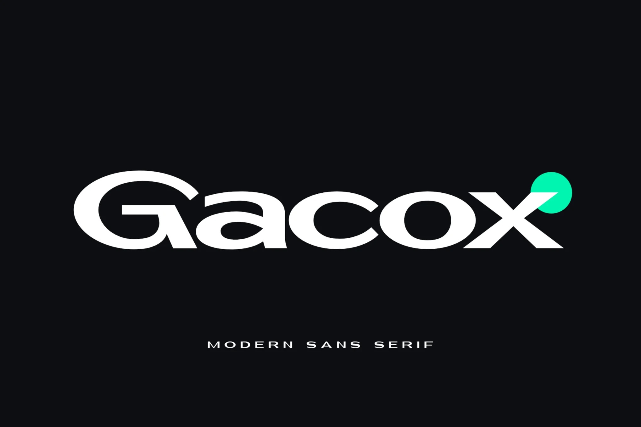 Gacox Font