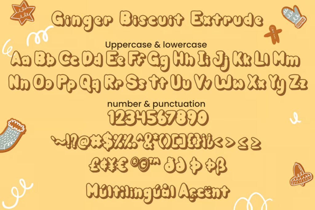 Ginger-biscuit-font