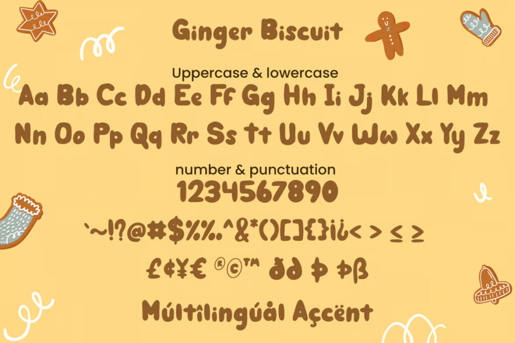 Ginger-biscuit-font