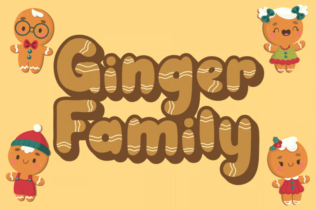 Ginger-biscuit-font