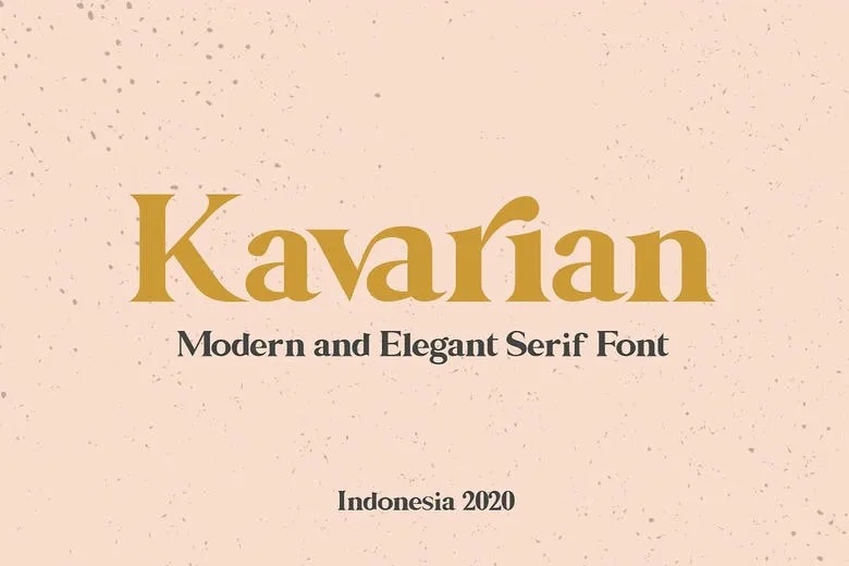 Kavarian-Font