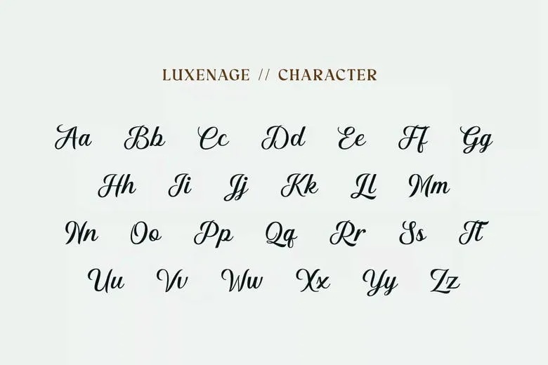 Luxenage Font