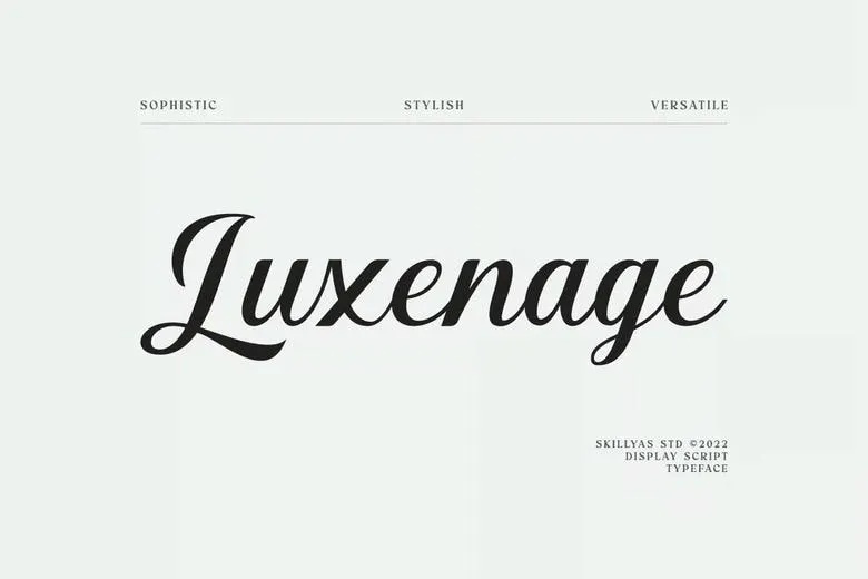 Luxenage Font