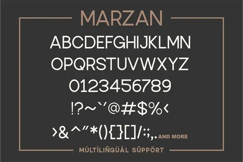 Marzan Font Family