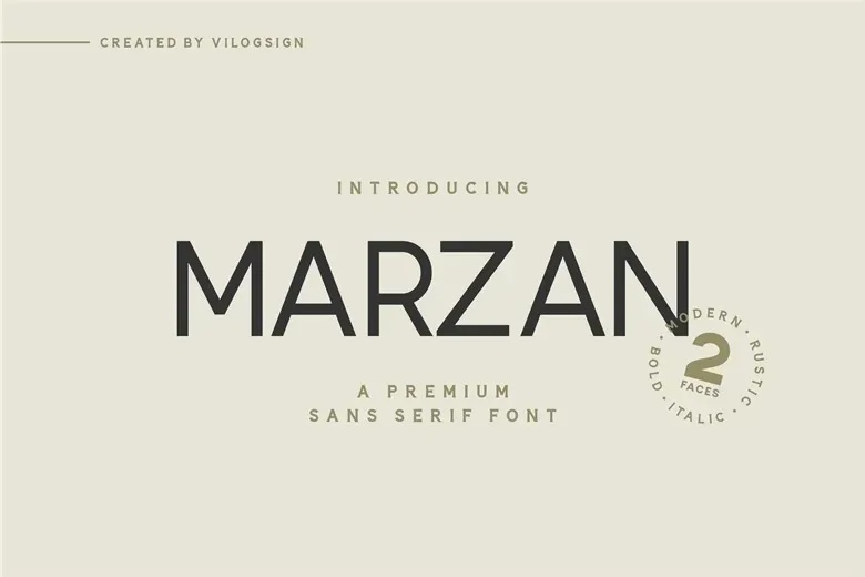 Marzan Font Family