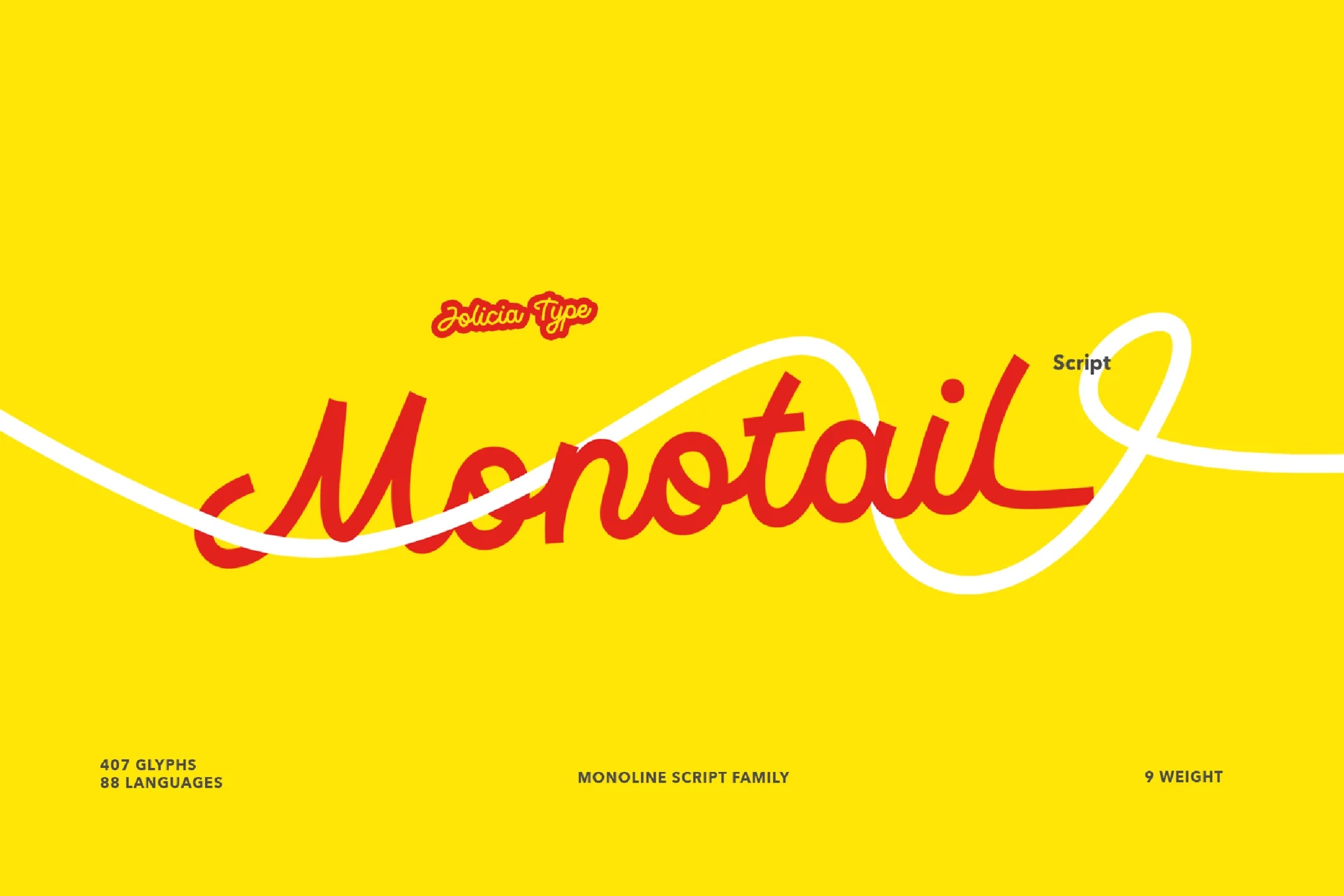 Monotail-font