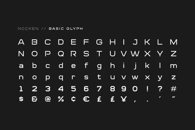 Nocken Font Family