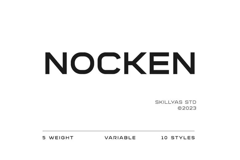 Nocken Font Family