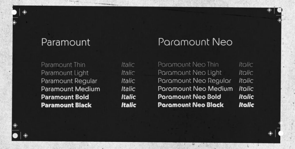 Paramount-Font