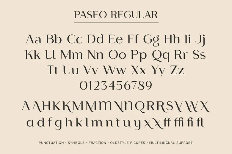 Paseo Font