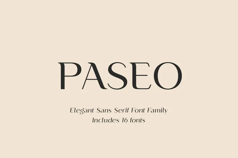 Paseo Font