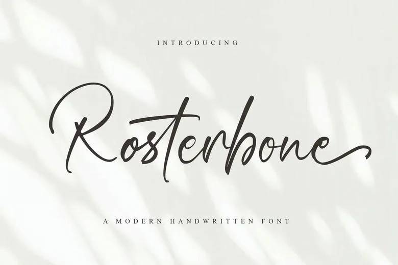 Rosterbone-Font