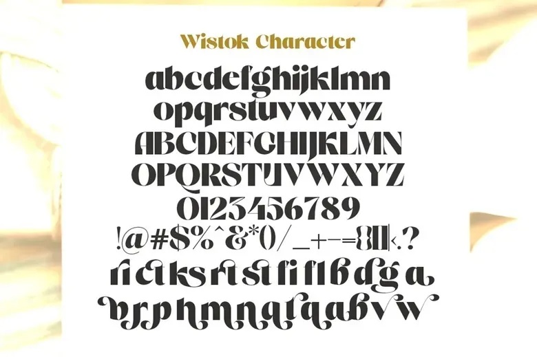 Wistok Font