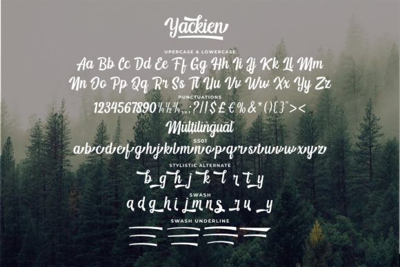 Yackien-font