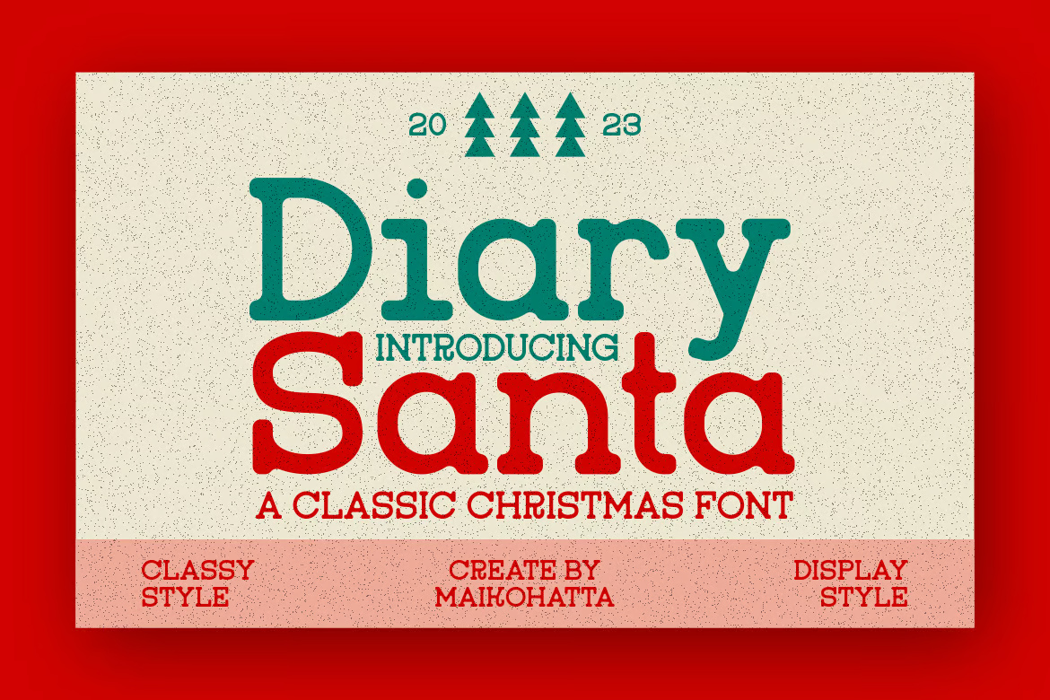 dairy-santa-font