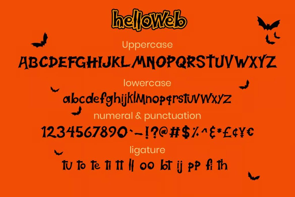 halloweb-font