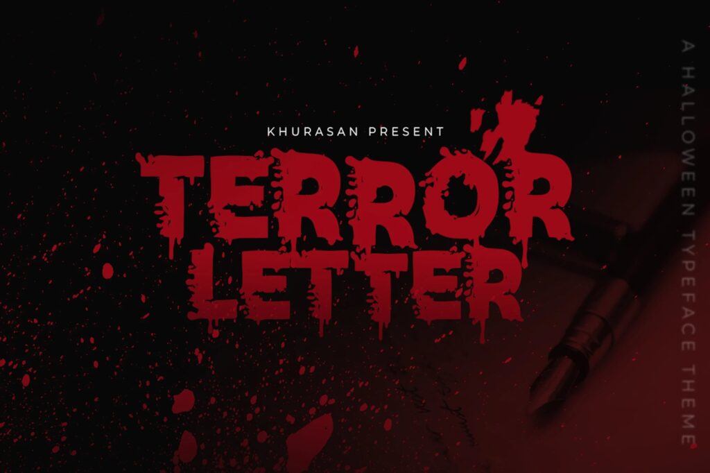 terror-letter-font