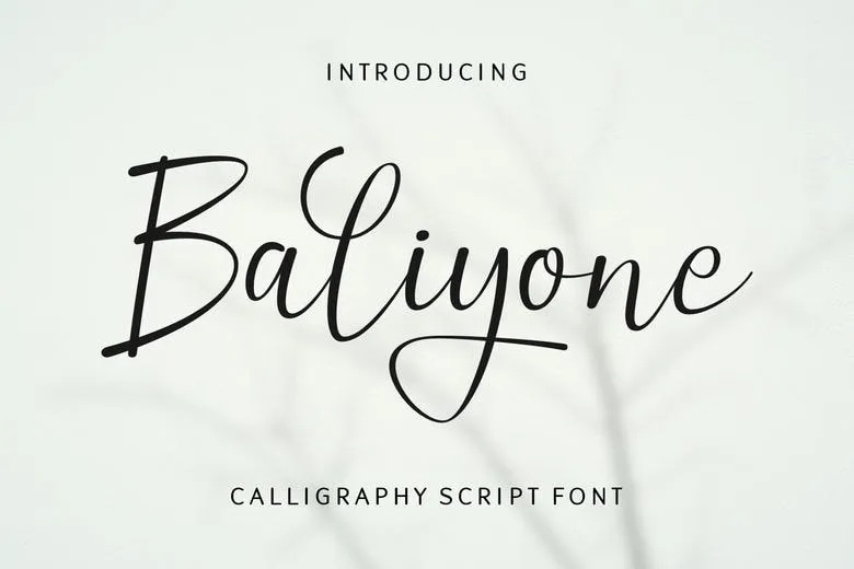 Baliyone Font
