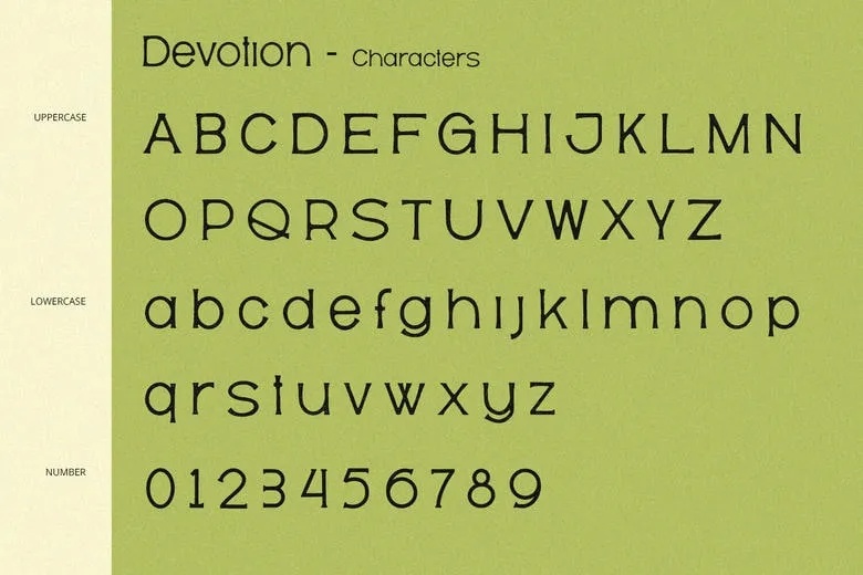 Devotion Rough Font