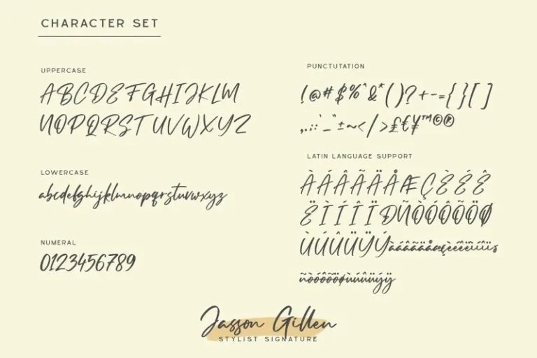 Jasson Gillen Font